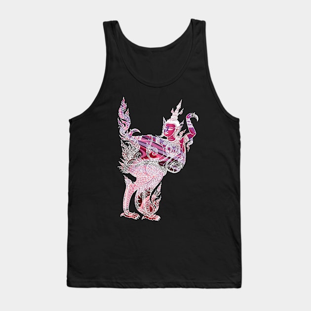 Thailand Kinnaree – Figure Of Thai Spiritual Good Fortune Tank Top by VintCam